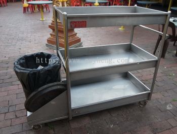 Stainless Steel Trolley 白钢推车