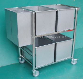 Stainless Steel Trolley 白钢推车