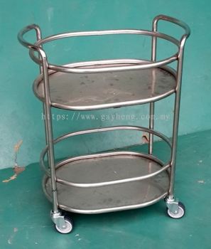 Stainless Steel Trolley 白钢推车