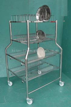 Stainless Steel Trolley 白钢推车