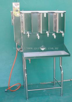 Stainless Steel Water Boiler Gas Free Standing 白钢(用煤气)高脚烧水炉