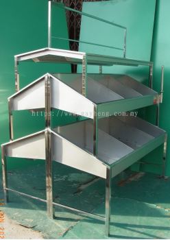 Stainless Steel Fruit or Vegetable Display Rack 白钢水果蔬菜展示架