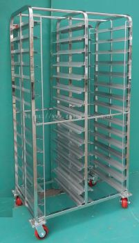 Stainless Steel Steamer Trolley 白钢蒸炉推车