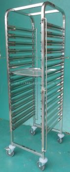 Stainless Steel Steamer Trolley 白钢蒸炉推车