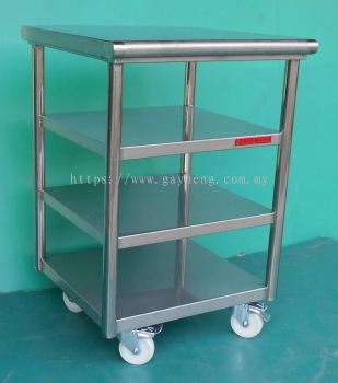 Stainless Steel 4 Tier Table 白钢4层桌子