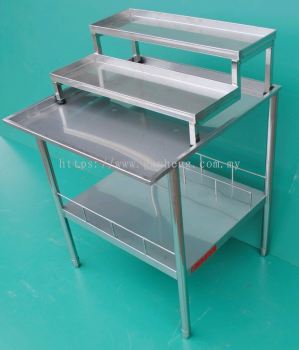 Stainless Steel Condiment Rack, Seasoning Rack 五味架，酱料架