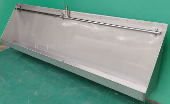 Stainless Steel Wall Mounted Urinal Slab, Urinal Trough 白钢挂墙尿排