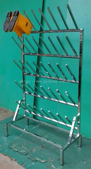 Stainless Steel Boot Rack, Shoes Rack 白钢长靴架，水鞋架