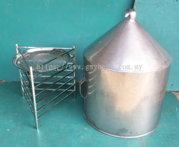 Stainless Steel Rice Steamer Rack, Cover ׸¯ӣ Alat Kukus Nasi (Rak & Penutup)