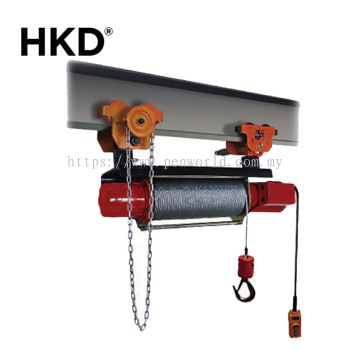 HKD Monorail Grooved Winch With Gear Trolley