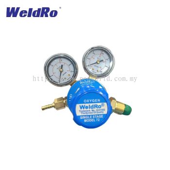 WELDRO WS72 OXYGEN SINGLE STAGE REGULATOR