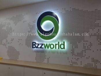 Bzzworld Signage, 3D Box Up LED Backlit Signboard Kuchai Lama, KL