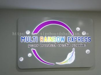Multi Rainbow Express Sdn Bhd KL - Box Up Casing 3D Acrylic Frontlit & Backlit