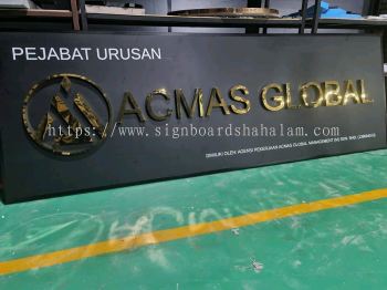 Acmas Global Klang - Stainless Steel 3D Box Up Gold Mirror