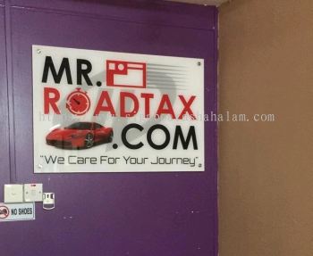 Mr Roadtax Shah Alam - Acrylic Poster Frame