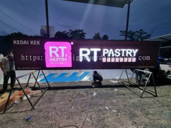 RT Pastry Sri Petaling - 3D lettering Signage With LED Frontlit