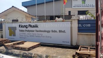 Talsu Polymer Teluk Gong - 3D box up Lettering Signboard with Non Led