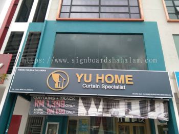 Yu Home Semenyik -3D LED Box Up Signboard -Frontlit 