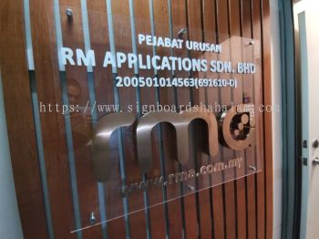 Rm Application KL - Acrylic Frame With 3D Lettering 