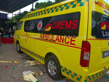Ambulan Klang  - Truck Lorry Sticker 