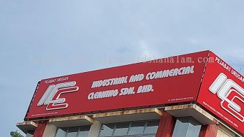 Industrial Commercial Cleaning Shah Alam- ACP Signage With 3D Box Up 