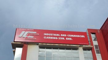 Industrial Commercial Cleaning Shah Alam- ACP Signage With 3D Box Up 