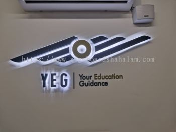 Yeg Academy PJ -3D Box Up LED Backlit Signboard 