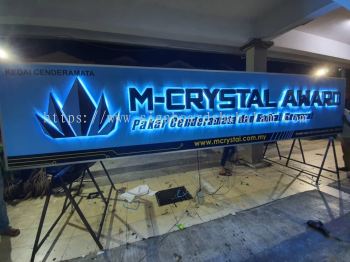 M-CRYSTAL AWARD KEDAI CENDERAMATA OUTDOOR 3D LED BACKLIT SIGNAGE
