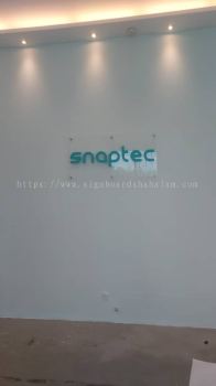 Snap Technology -Acrylic Frame with 3D lettering 