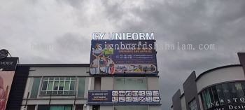 Cy uniform Cheras - 3D LED Conceal Box Up Signboard 
