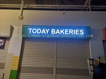 TODAY BAKERIES INDOOR 3D LED FRONTLIT SIGNAGE