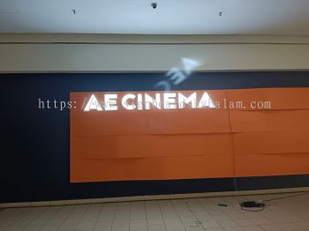 AE CINEMA 3D LED FRONTLIT & LED NEON & LIGHTBOX SIGNAGE SIGNBOARD 
