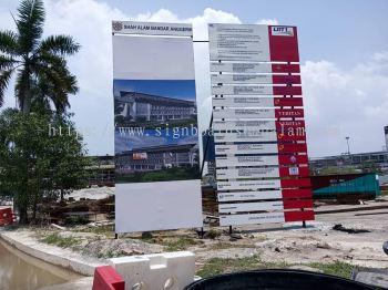 CONSTRUCTION PROJECT SIGNBOARD & JKR PROJECT SIGNBOARD AT SHAH ALAM 