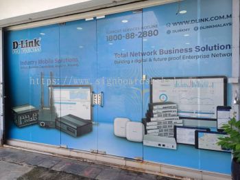 D-Link Solutions - Glass Panel Sticker at KL