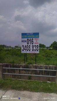 Land for Sale - Road Signage