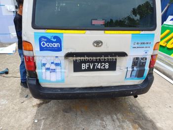 Ocean Mineral Water - Van Sticker at KL