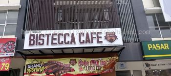Bistecca Cafe - 3D Box Up LED Signage 