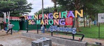 Taman Pinggiran Sg. Marong Bentong 3D LED Neon Box Up Lettering Signage at RAWANG, SELAYANG, SETAPAK, KEPONG, ULU KLANG, HULU LANGAT, AMPANG, CHERAS, SEMENYIH, KAJANG, BANGI.