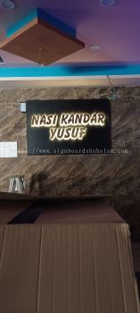 Papan Tanda 3D Stainless Steel | Papan Tanda LED | Papan Tanda Kedai Emas | Papan Tanda Luar