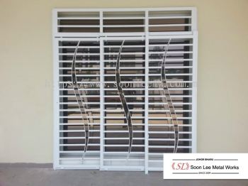 Powder Coated Metal Door Grill / Window Grill