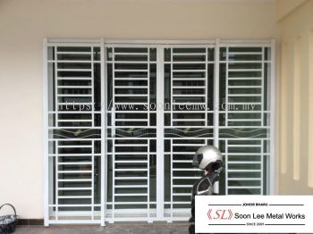 Powder Coated Metal Door Grill / Window Grill