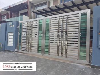 Stainless Steel Main Gate