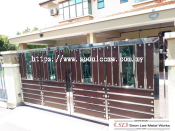 Stainless Steel Main Gate