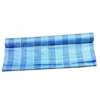 BLUE AND WHITE TARPAULIN