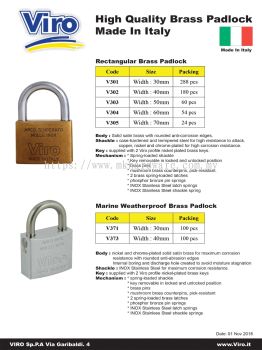 SOLID BRASS PADLOCK