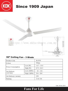 ELECTRICAL CEILING FAN 