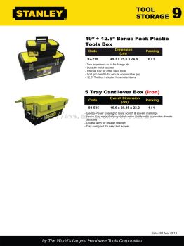 STANLEY TOOLS BOX