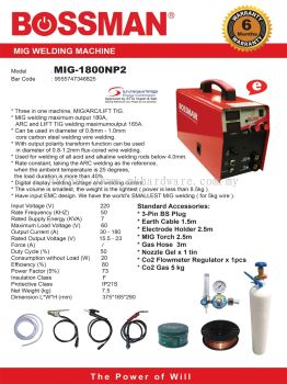 MIG WELDING MACHINE (MIG-1800NP2)