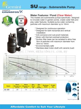 GRUNDFOS SUBMERSIBLE PUMP