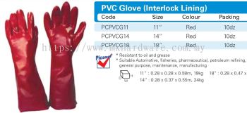 PVC GLOVE (INTERLOCK LINING)